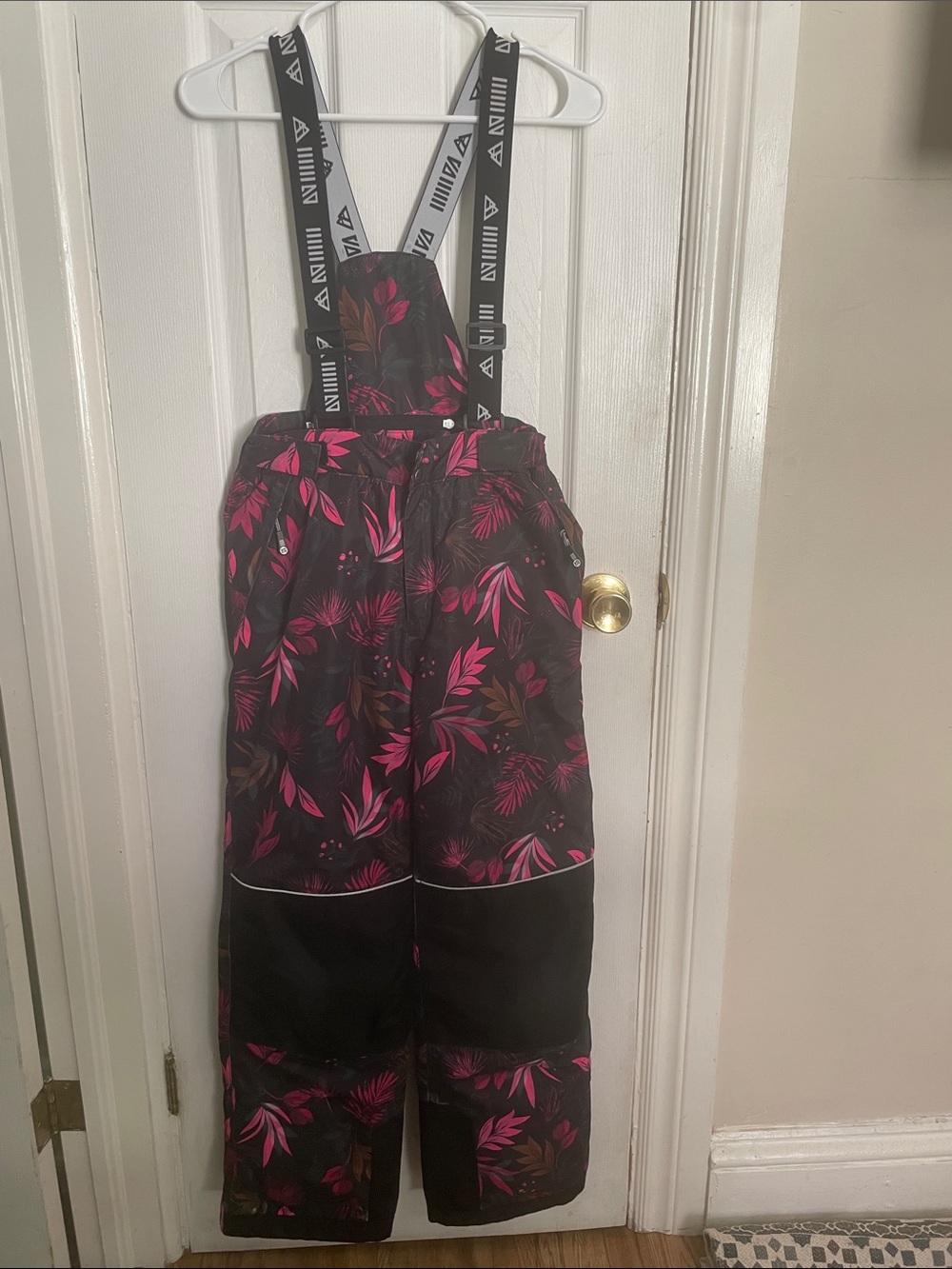 Deux par Deux Girls Snow Pants Bib Size 14 158cm Floral
